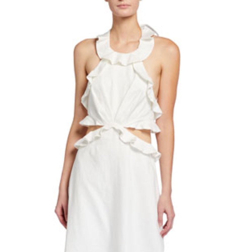Zimmerman The Lovestruck Tie-Back Mini Dress